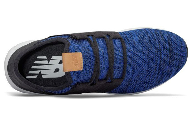 New Balance Cruz Non-Slip Shock Absorption Wear-resistant Low Tops Sports 'Blue Black' MCRUZKR2