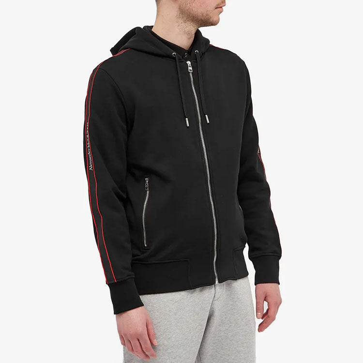 Men's Alexander McQueen FW21 Logo Jacket Black 654794-QRX75-0901