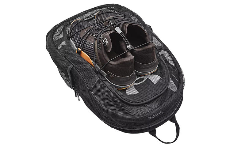 Under Armour Hustle Mesh Backpack 'Black Grey' 1372288-001