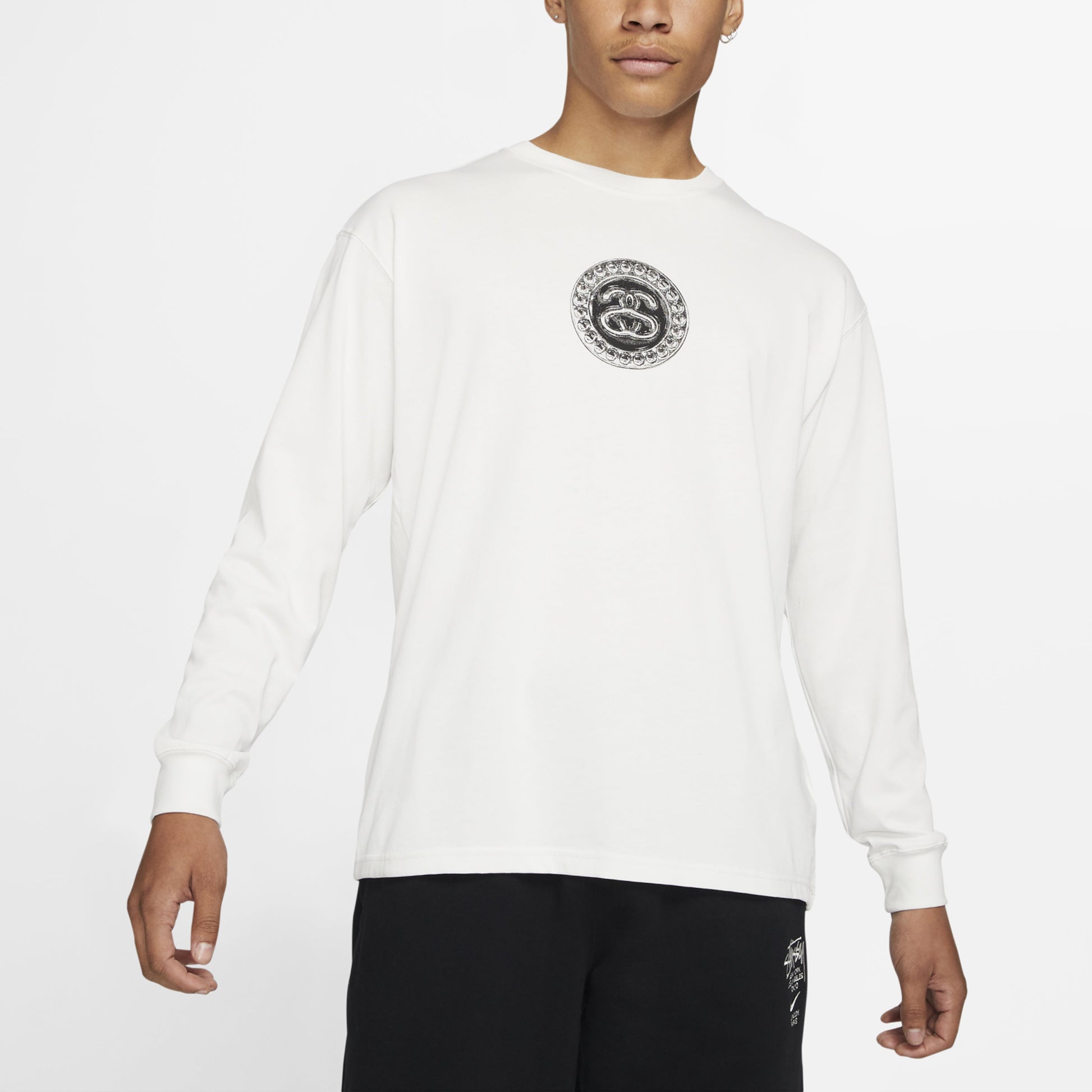 Stussy x Nike Crossover Round Neck Pullover Long Sleeves Unisex White DD3345-121