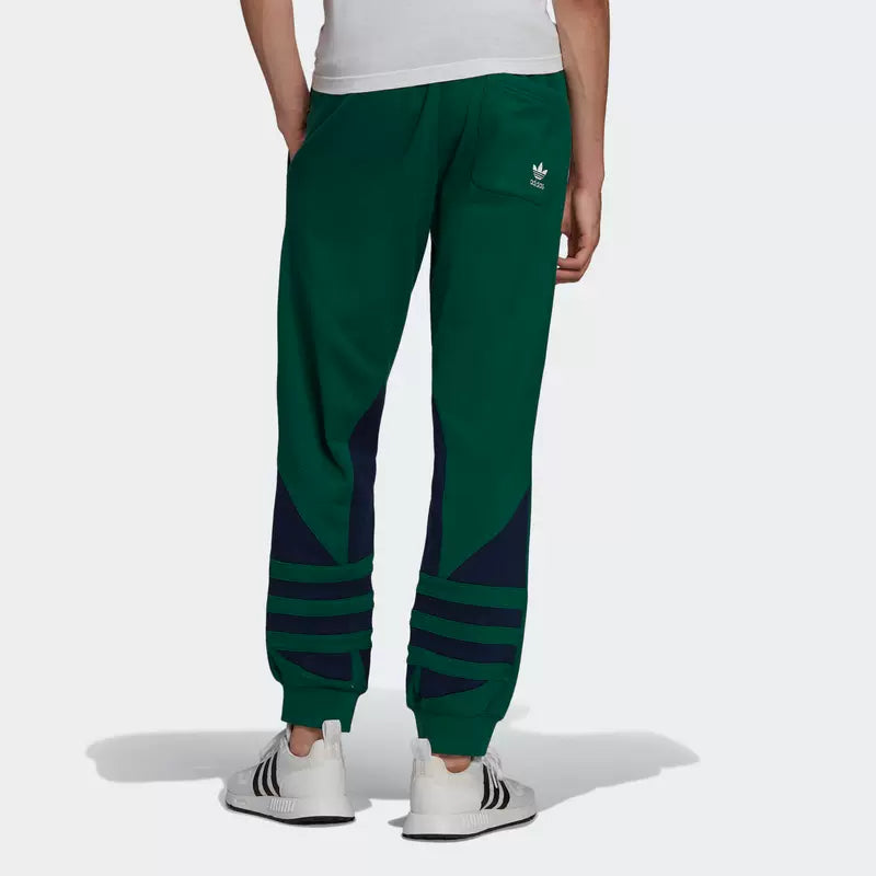 adidas Big Trefoil Sweatpants 'Green Black' HG6455