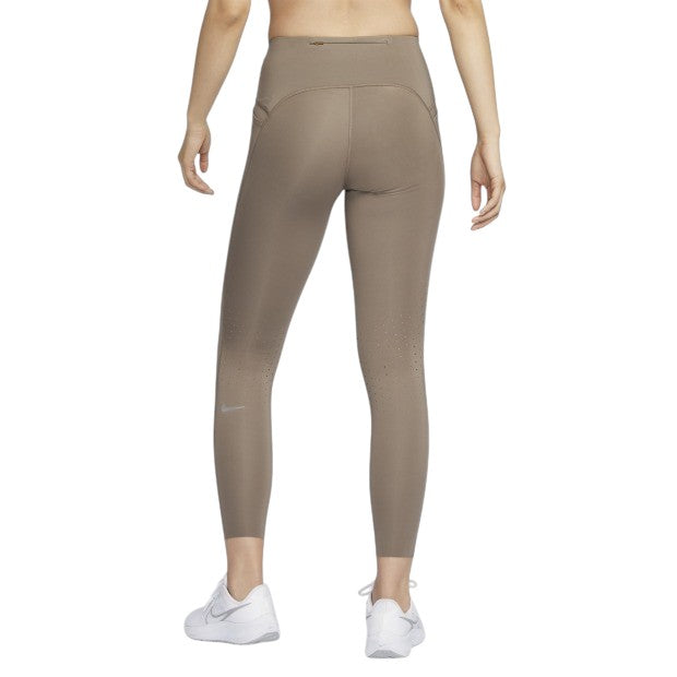 (WMNS) Nike Swift High-Waisted 7/8 Running Leggings with Pockets 'Mink Brown' HJ2253-233