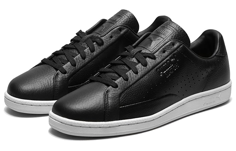 PUMA Match 74 Tumbled Black Casual Low Board Shoes 'Black White' 363884-02