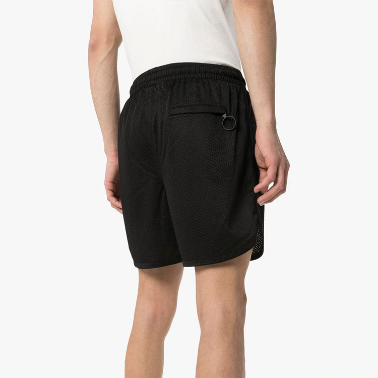 Men's Off-White Logo Sports Black Shorts OMCI005R201010131088