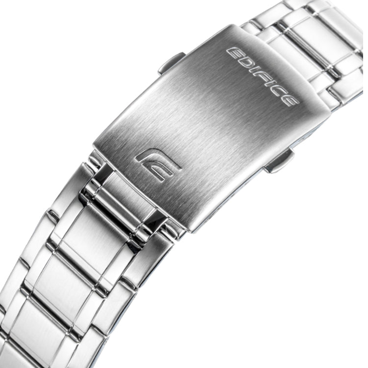 CASIO Quartz Waterproof Solar Powered Mens SilverWhite Analog EFS-S510D-7AVUPR