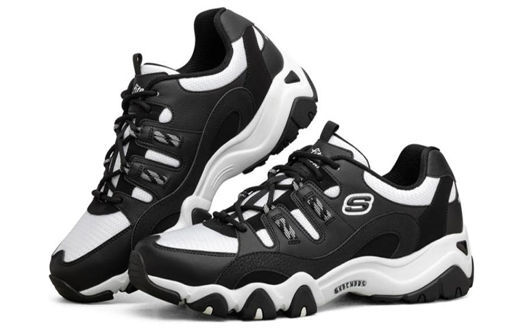 Skechers D'Lites 2.0 Running Shoes Black/White 888025-BKW