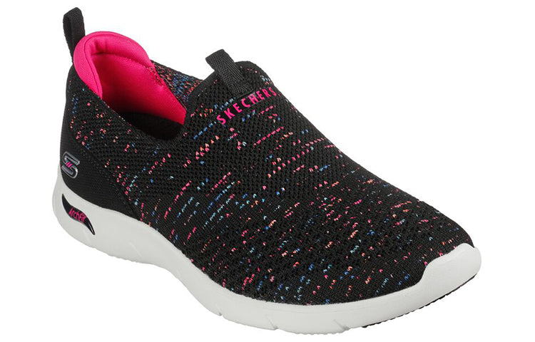 (WMNS) Skechers Arch Fit Refine 'Black' 104277-BKMT
