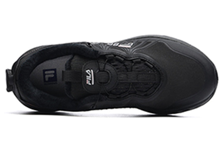 (WMNS) FILA Athletics Fleece Low-Top 'Black Pink' A12W212210FBK