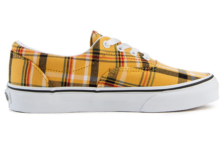 Vans Era In Plaid Board Shoes Yellow VN0A4BV4VXX