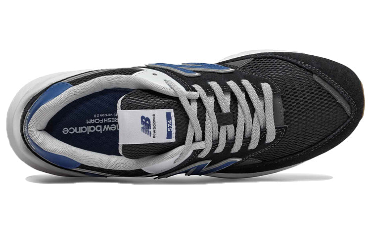 New Balance 574S Black White Blue MS574ASR