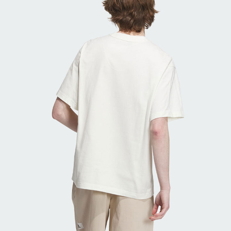 adidas Sportswear Lounge Graphic T-Shirts 'White' IP4979