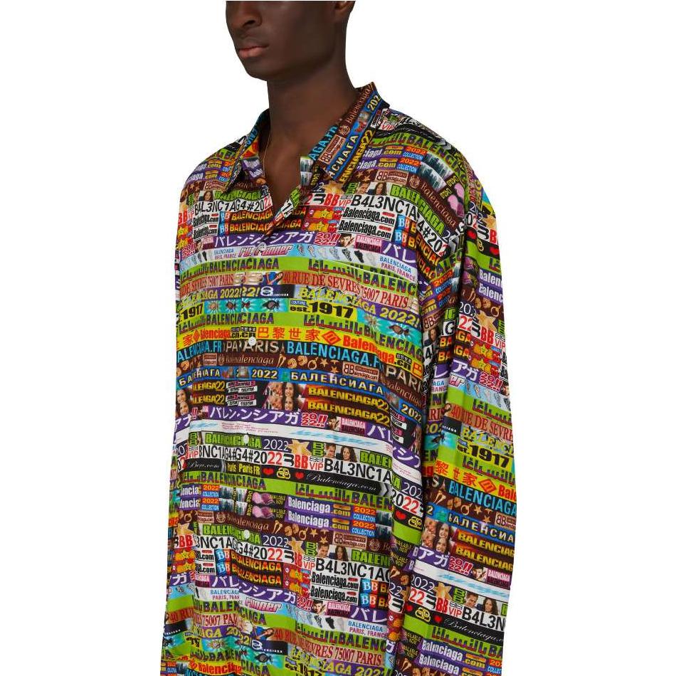 Balenciaga Ad Banners Minimal Shirt 'Multicolor' 681812TML178470