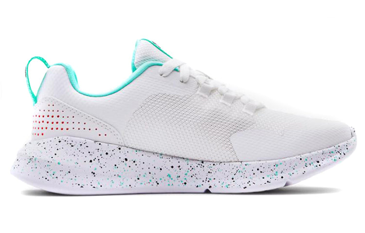 (WMNS) Under Armour Essential NM Wide 'Paint Splatter White Black' 3025682-100