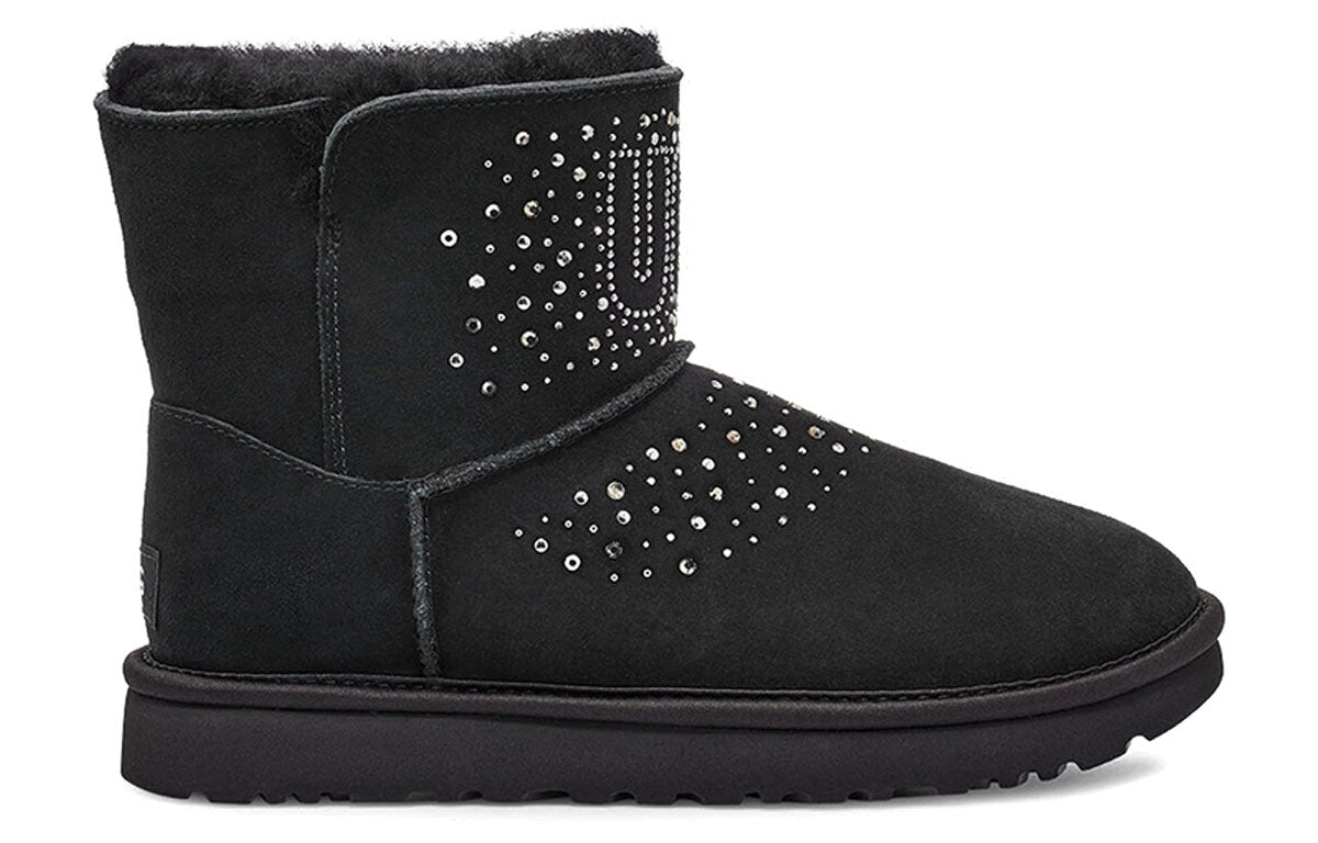 (WMNS) UGG Classic Bling Mini 'Black' 1112494-BLK