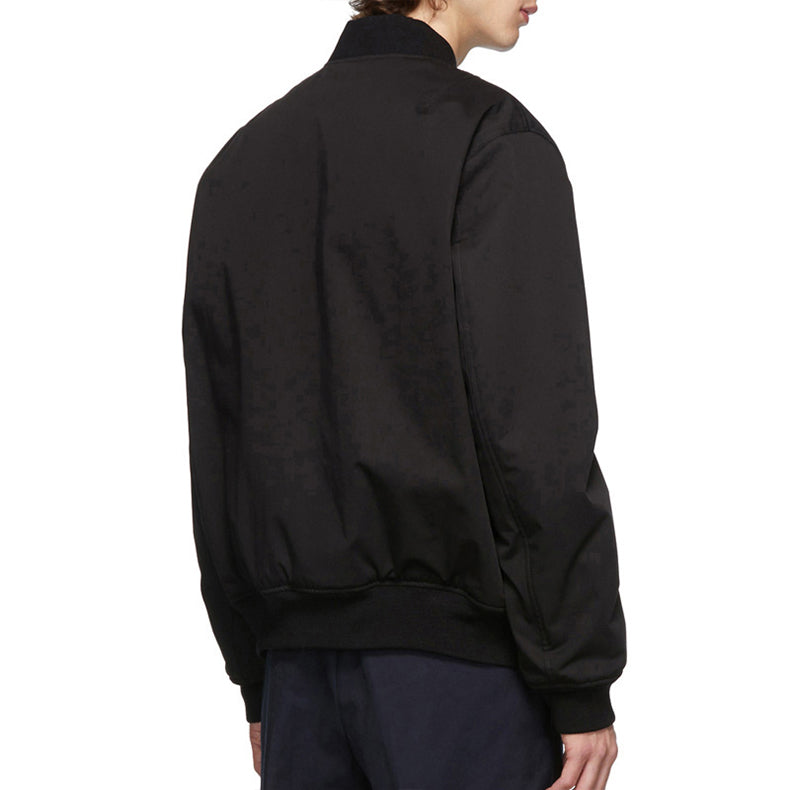 Men's KENZO Tiger Embroidered Solid Color Jacket Black F965BL1751MA-99