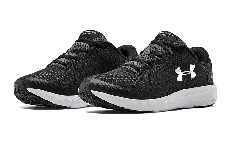 (GS) Under Armour Charged Pursuit 2 Black 3022860-001