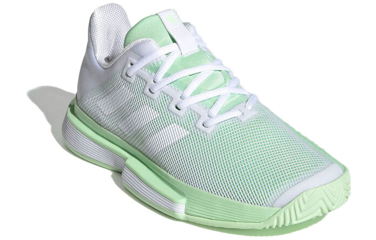 (WMNS) adidas Solematch Bounce White/Green G26790