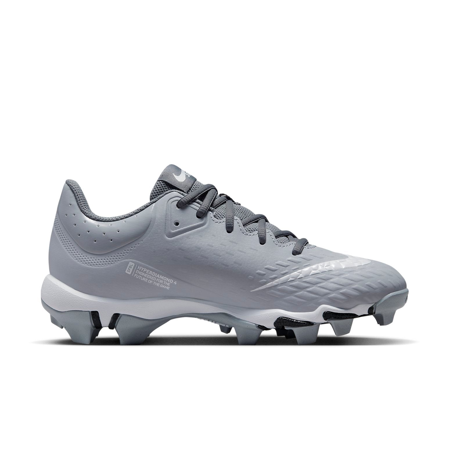 (WMNS) Nike Hyperdiamond 4 Keystone 'Grey Pure Platinum White' CZ5918-012