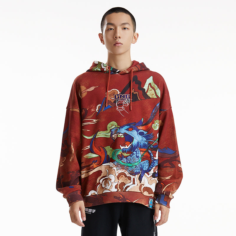 Li-Ning LNG x Li-Ning Crossover China Player Series Full Print Red AWDQ403-5