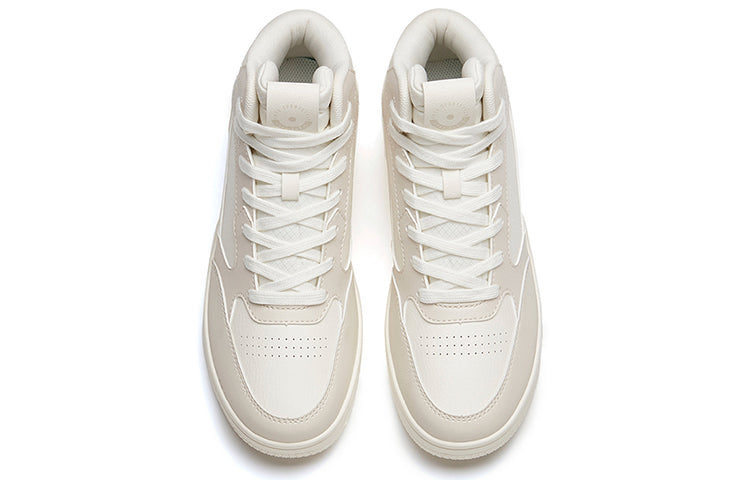 (WMNS) ANTA Skateboarding Series Sneakers High  'Grey White' 922238013-2
