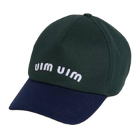 MIU MIU Fabric Baseball Caps Women's Green/Blue