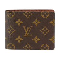 LOUIS VUITTON Multiple Monogram Canvas Wallet Unisex Dark Brown