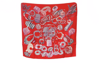 HERMES Silk Scarves Women's Multicolor