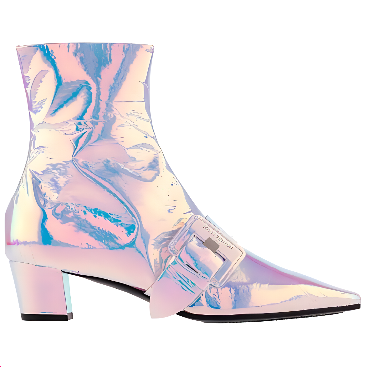 LOUIS VUITTON Ankle Boots 4.5cm Women's Pink