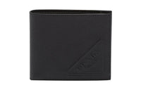 PRADA Saffiano Saffiano Leather Wallet Men's Black