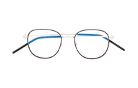 SAINT LAURENT Round Frame Metal Optical Frames