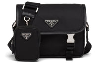 PRADA Nylon Combo Bag, Shoulder Bag Men's Black