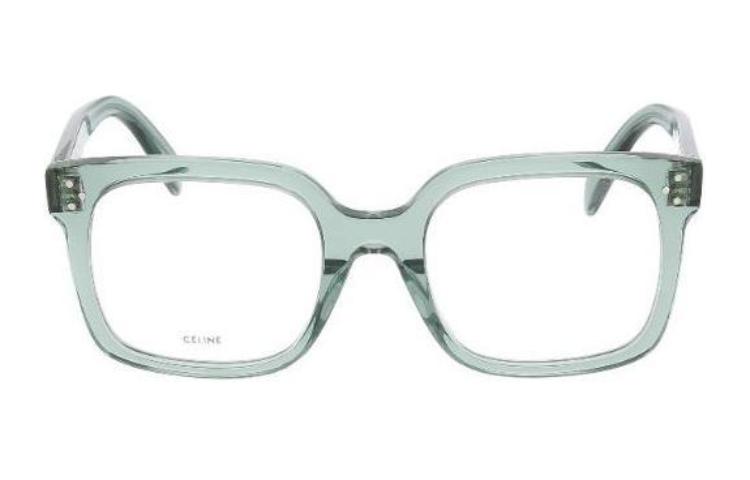 CELINE - Square Eyeglass Frames Men's Green