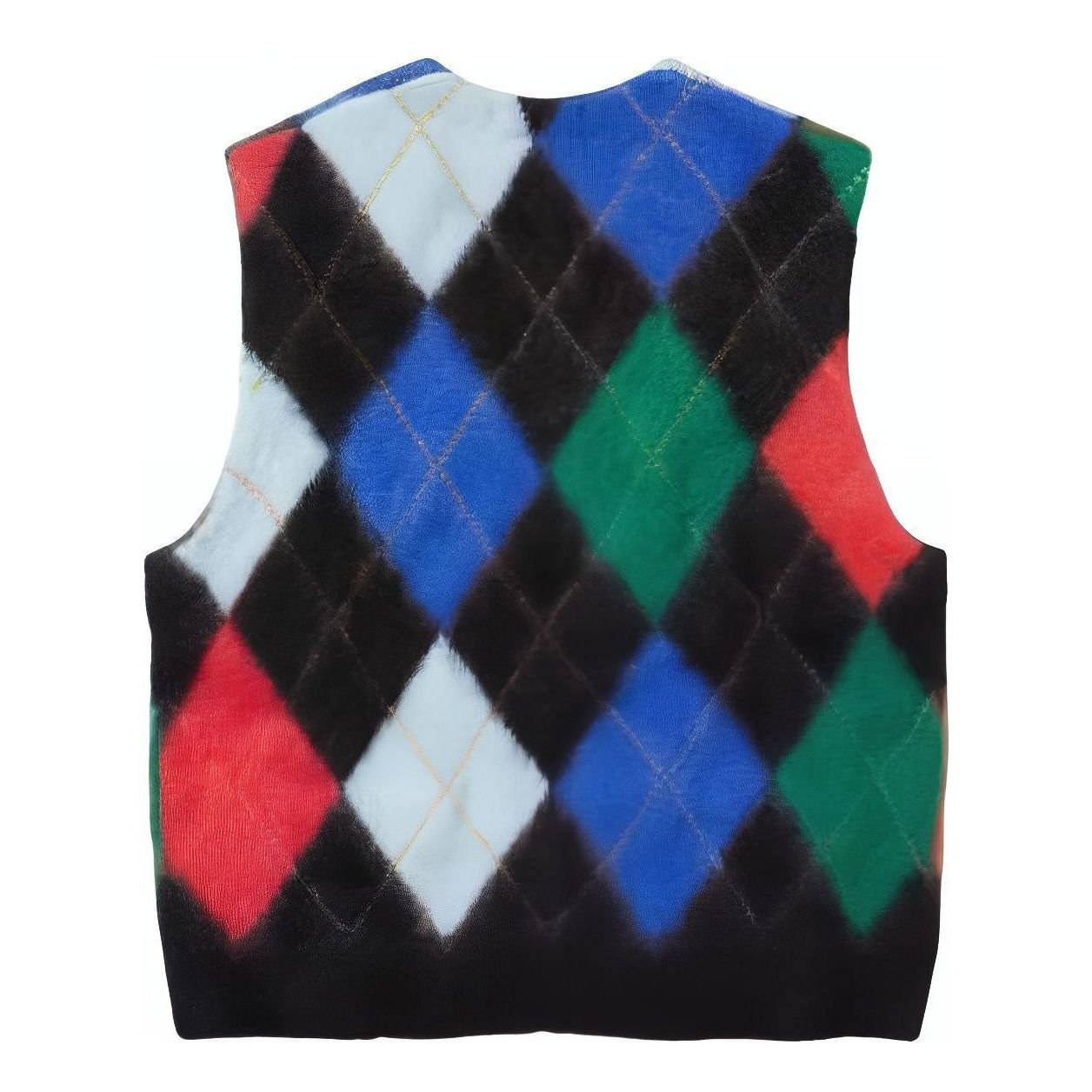 Supreme Brushed Argyle Zip Up Vest 'Multi-Color' SUP-SS24-041