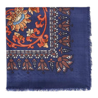 Loro Piana Mulberry Silk Shawls Women's Dark Blue