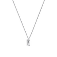 DIOR Sterling Silver Necklaces Men's Silver