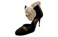CHANEL Slim Heel High Heels Women's Camellia