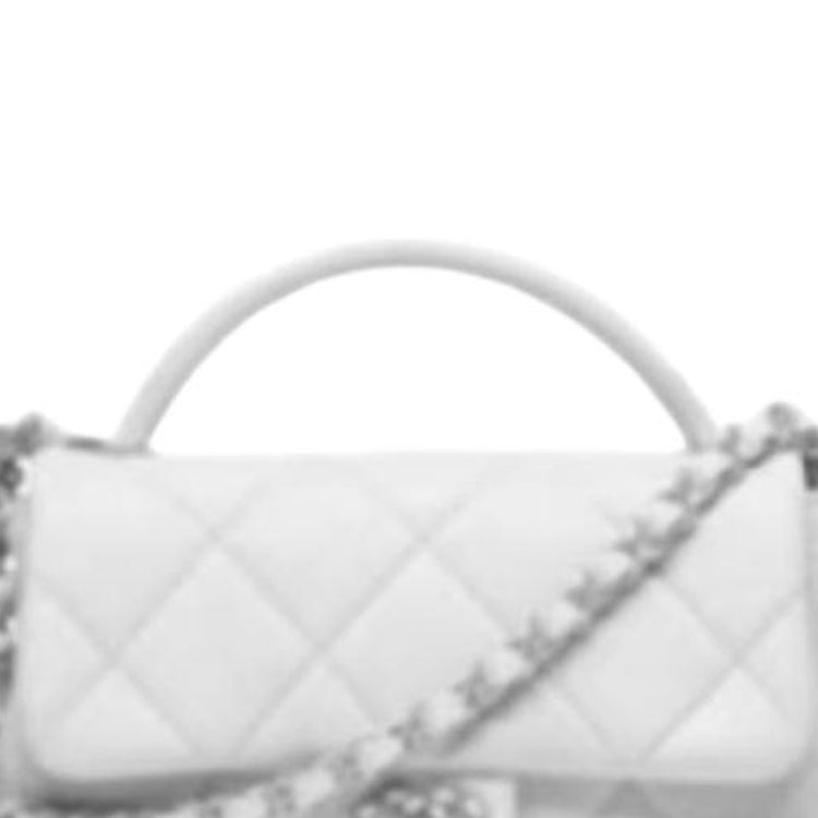 CHANEL Leather One Shoulder Handbag Women's Black