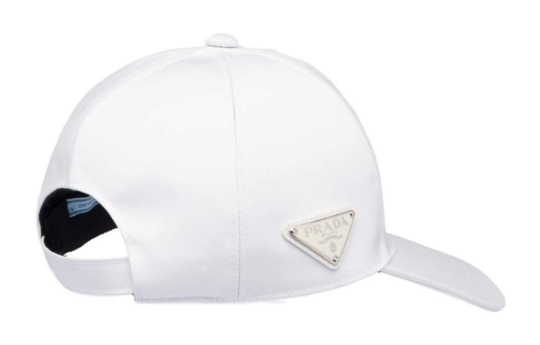 PRADA Cotton Baseball Caps Unisex White