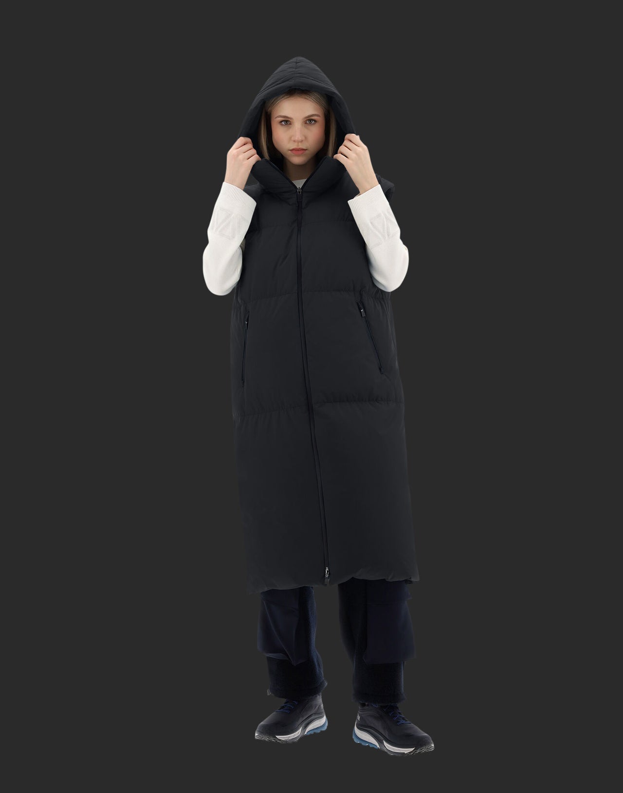 Herno Women's Vest Pi00273Dl-11106-9300