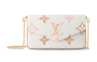 LOUIS VUITTON Felicie Pochette Beige
