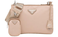 PRADA Re Edition 2000 Shoulder Bag Nylon Cameo Beige
