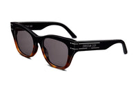 DIOR Acetate Butterfly Sunglasses Women's Black