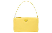 PRADA Recycled Nylon Handbag Shoulder Bag Mini Women's Yellow