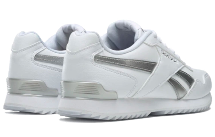 (WMNS) Reebok Royal Glide Ripple Clip 'White Grey' BS5819