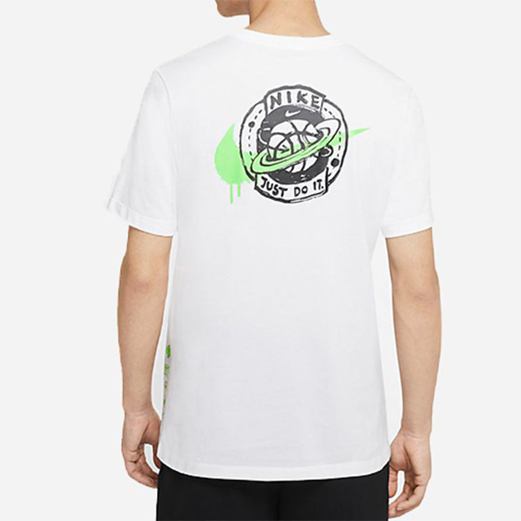 Nike Summer Hoops Basketball Short Sleeve White CW4817-100