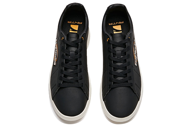 ANTA Keep Moving Skateboarding Series Sneakers 'Black Yellow White' 112118060-2