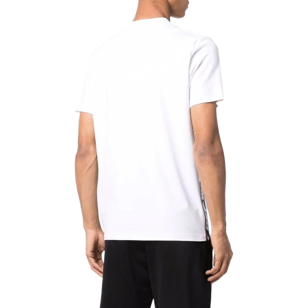 Men's Off-White SS22 Solid Color Logo Printing Round Neck Short Sleeve Version White T-Shirt OMVA026C99FAB00101100110