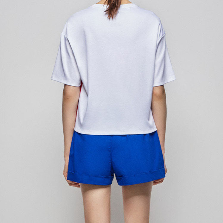 (WMNS) FILA Minimalistic Cozy Short Sleeve White F11W038115F