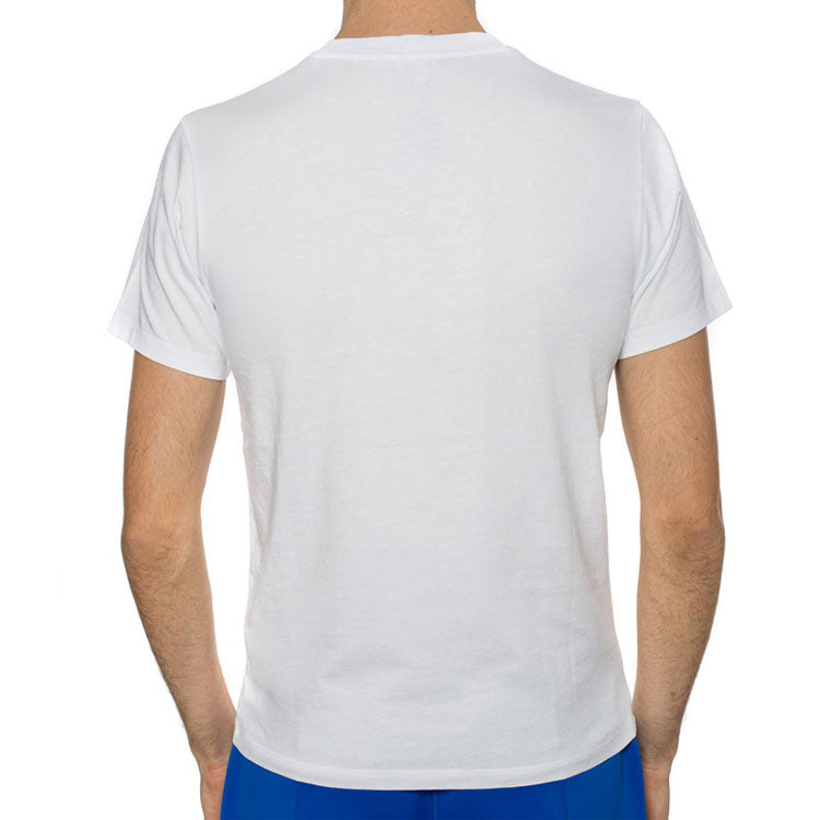 Men's KENZO Cotton Tiger Head Printing Short Sleeve White 5TS050-4YA-01