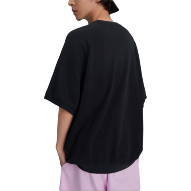 Converse Retro Chuck Crew T-shirt Asia Sizing 'Black' 10026428-A01
